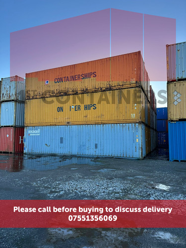 Used 40ft high cube shipping - used,