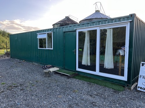 Shipping container 40ft shop - 40ft, shop+
