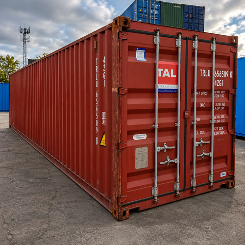 40ft shipping container - container, |