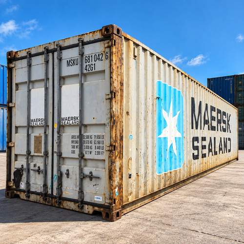 40ft used container shipping - container, |